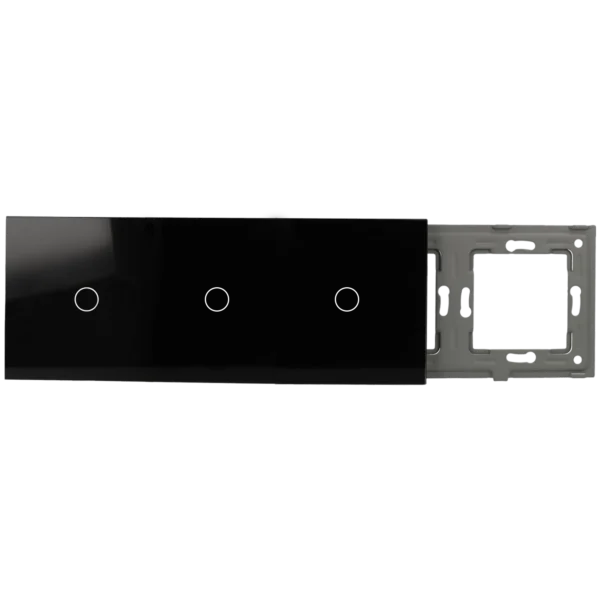 [A-LST228-1L-1L-1L-B] Panel de interruptor triple con 3 botones