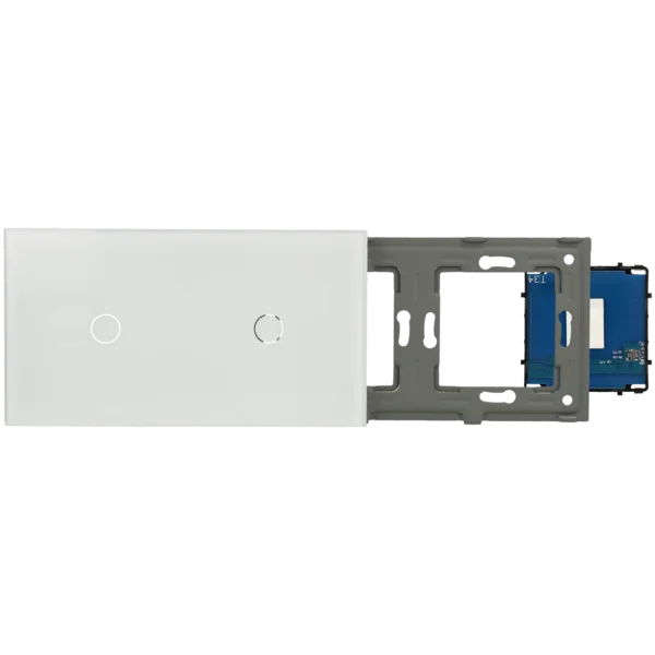 [A-LST157-KIT-1L-1L-W] Kit con panel doble e interruptor