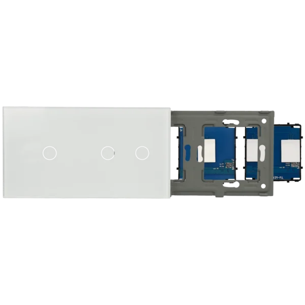 [A-LST157-KIT-1L-2L-W] Kit con panel doble e interruptor