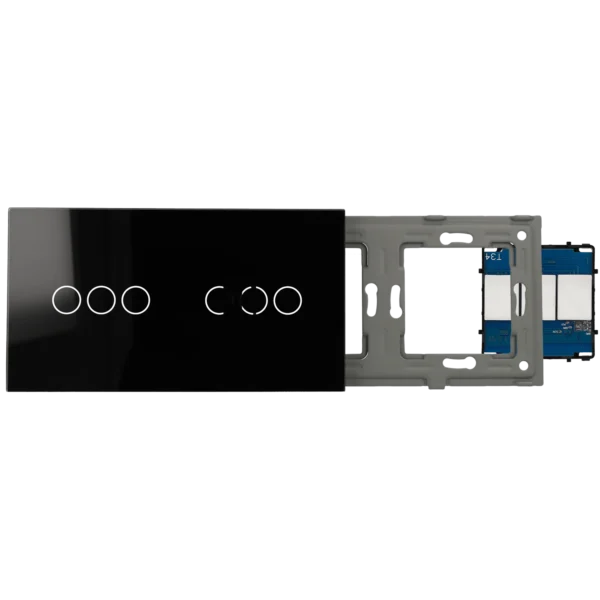 [A-LST157-KIT-3L-3L-B] Kit con panel doble e interruptor