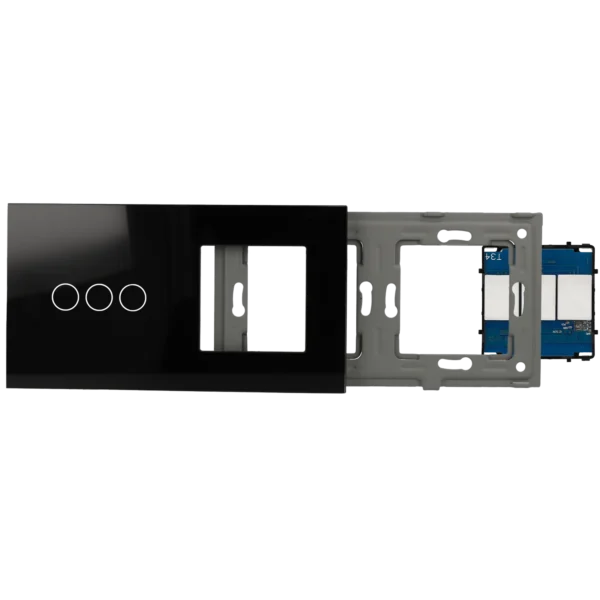 [A-LST157-KIT-3L-1G-B] Kit con panel doble e interruptor