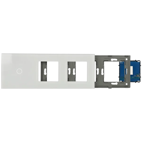 [A-LST228-KIT-1L-2G-W] Kit con panel triple e interruptor