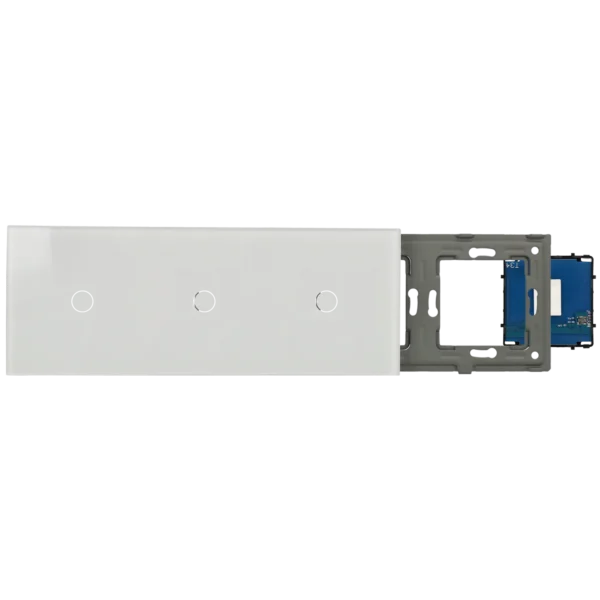 [A-LST228-KIT-1L-1L-1L-W] Kit con panel triple e interruptor