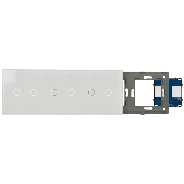 [A-LST228-KIT-2L-2L-2L-W] Kit con panel triple e interruptor