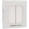 [SIDEBUTTON-2G-W] Panel de interruptor lateral doble