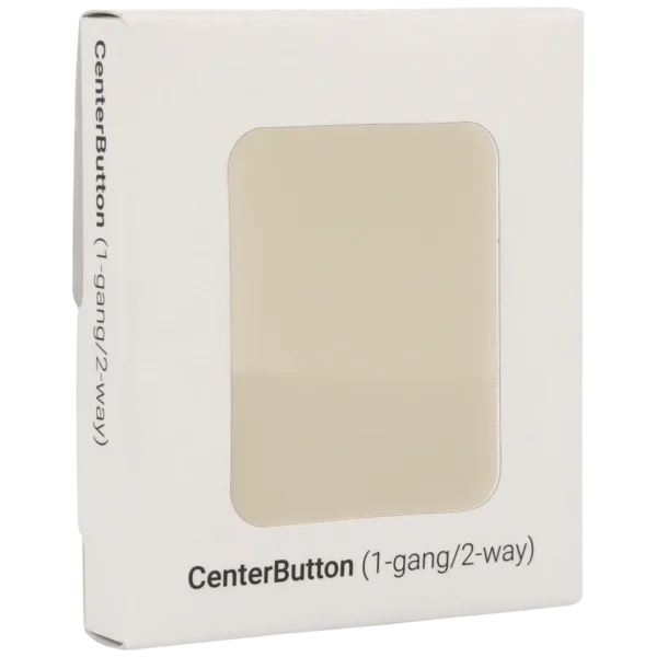 [CENTERBUTTON-1G2W-IVO] Panel de interruptor central conmutable