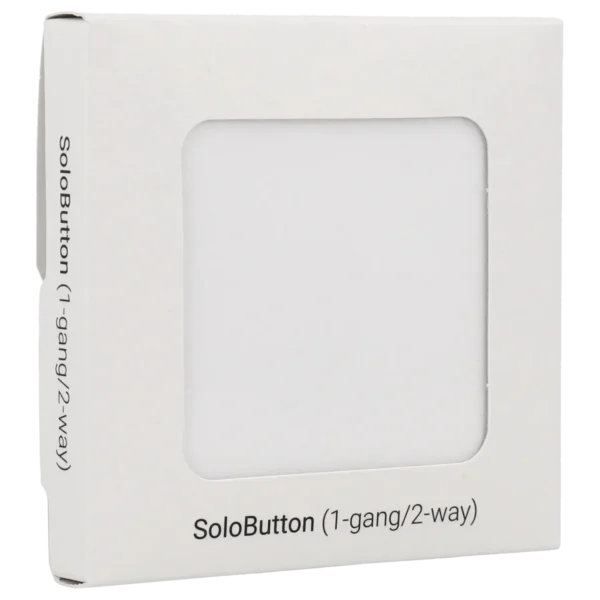 [SOLOBUTTON-1G2W-W] Panel de interruptor conmutable