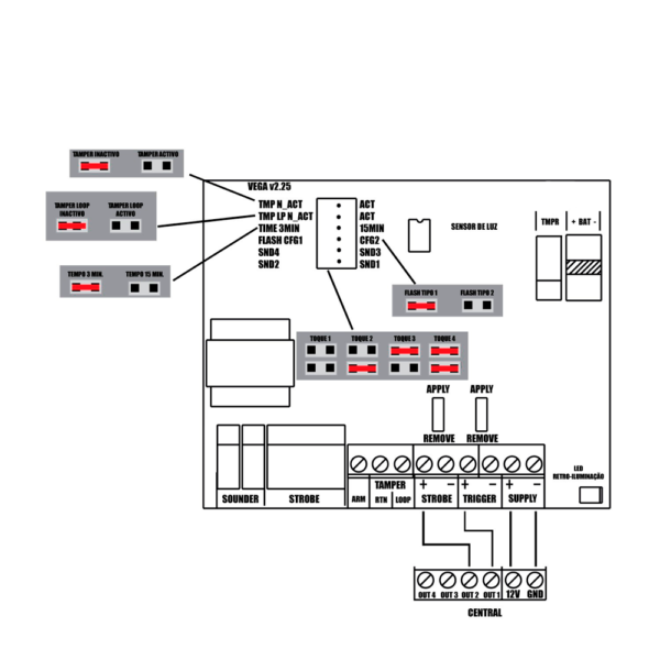 Sirena Cableada para Exterior | VEGA-PLUS - Imagen 3